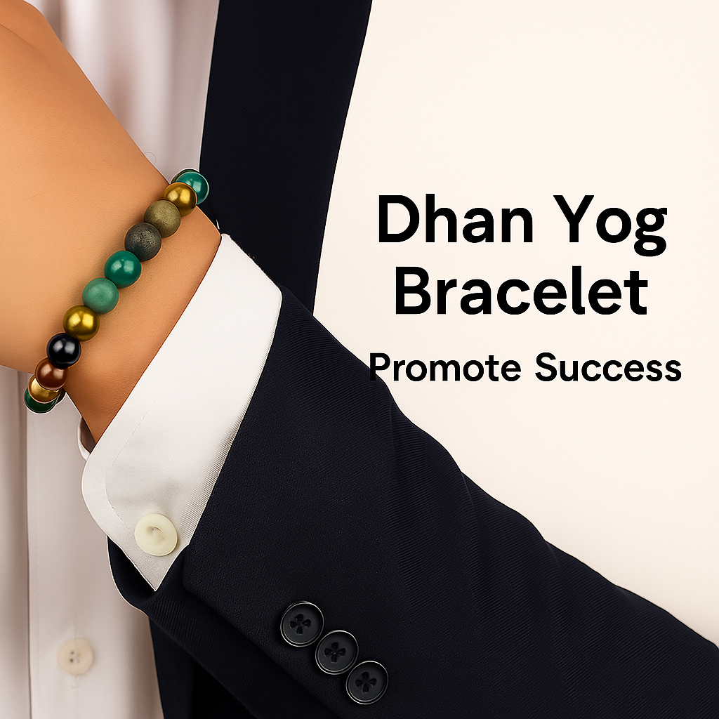 Natural Dhanyog Bracelet with Natural Citrine