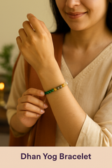Raksha Bandhan Gift for Sister - Dhan Laxmi Yog Bracelet