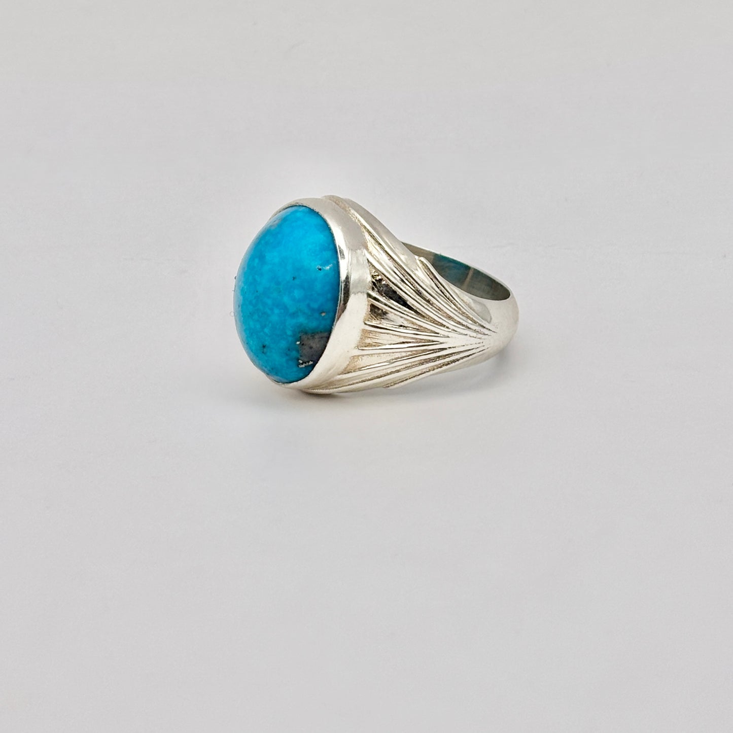 Celestia Irani Firoza Ring (Turquoise) 925 Pure Silver Ring - Natural Stone