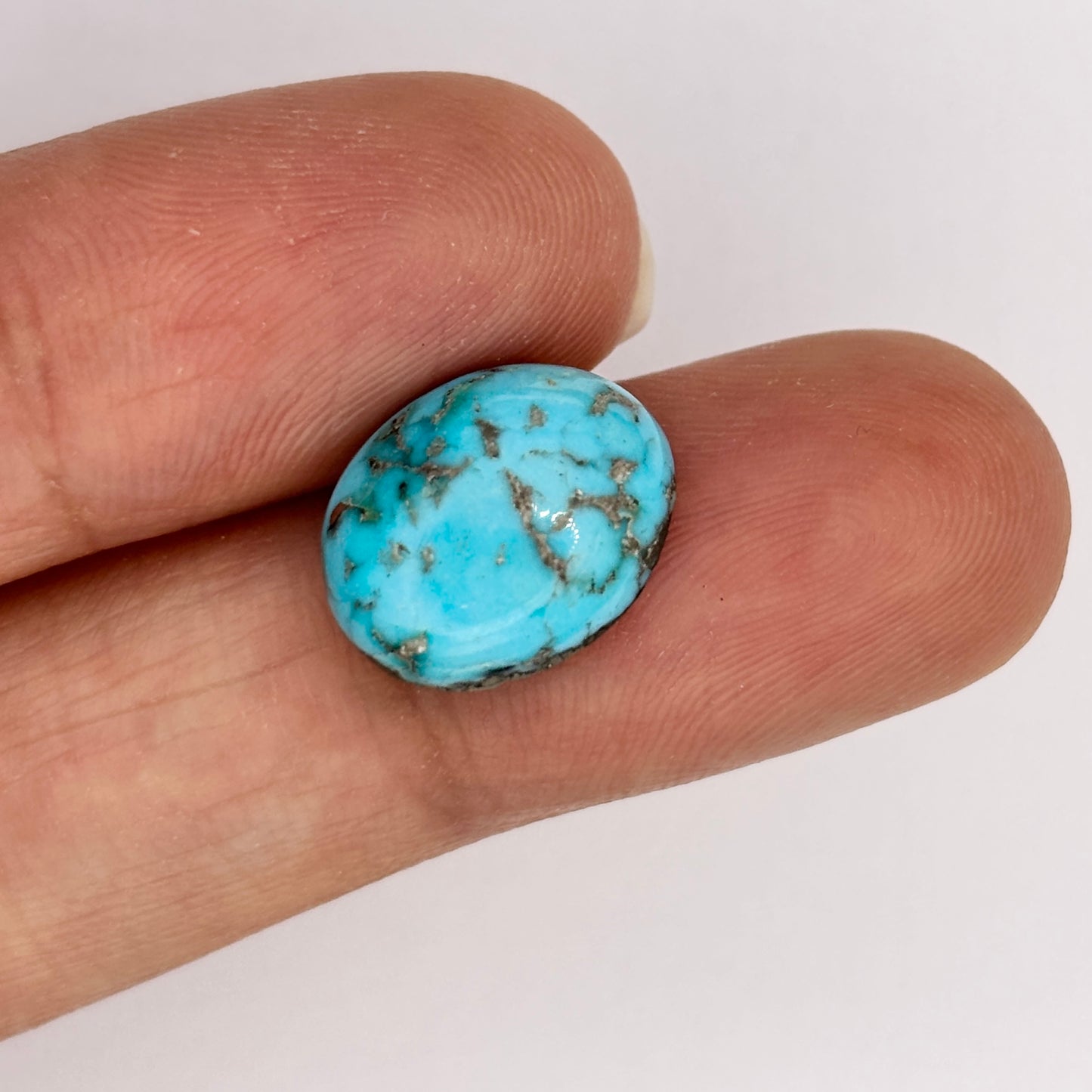 6.11 Ct. Natural & Lab-certified Irani Firoza/Turquoise- GT 2350