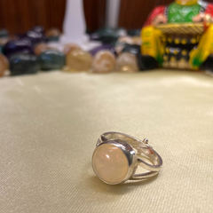 Opal - Euthopian - 5 Carat - Pure Silver Ring - Natural Stone - Lab Tested & Certified- D 1