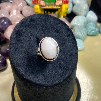 Adjustable Moonstone Ring - Lab Certified