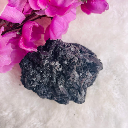 Natural Raw Black Tourmaline Cluster/ Stone - 250 gm