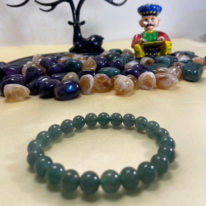 Intelligence, Luck & Growth Bracelet - Green Aventurine - 8mm