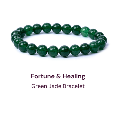 Green Jade Bracelet - Fortune & Healing