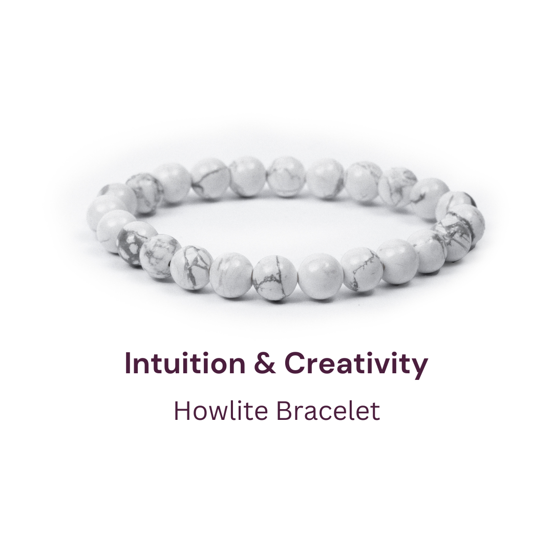 Howlite Bracelet - Intuition & Creativity