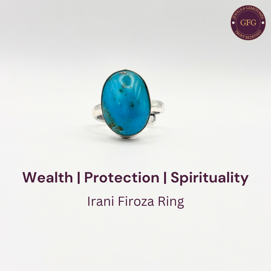 Irani Firoza German Silver Ring- IFR- 02