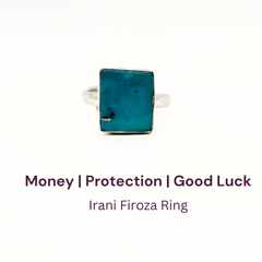 Irani Firoza German Silver Ring (SKU: IFR 65)
