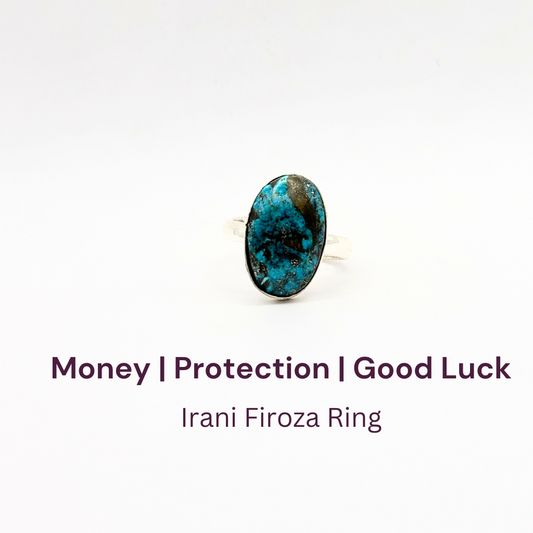 Irani Firoza German Silver Ring (SKU: IFR 67)
