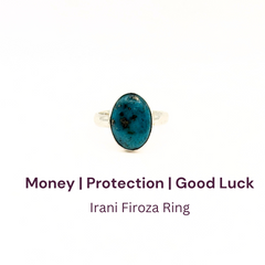 Irani Firoza German Silver Ring (SKU: IFR 70)