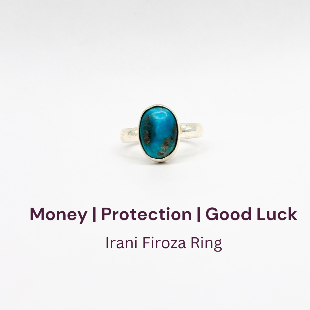 Irani Firoza German Silver Ring (SKU: IFR 73)