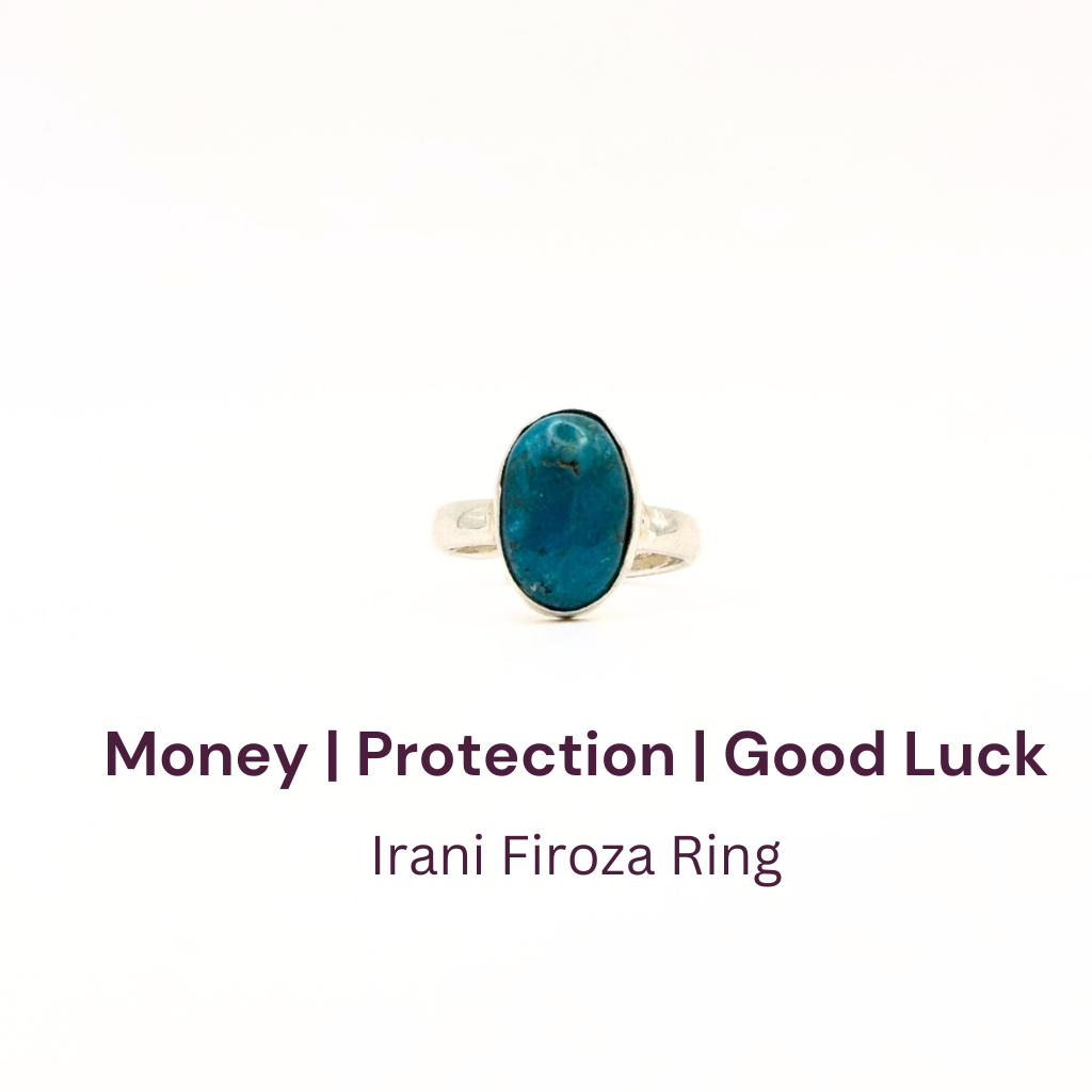 Irani Firoza German Silver Ring (SKU: IFR 76)