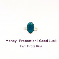 Irani Firoza German Silver Ring (SKU: IFR 76)