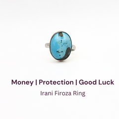 Irani Firoza German Silver Ring (SKU: IFR 79)