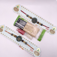 Money Magnet Zibu Rakhi | Roli Chawal &amp; Sweet | Pack of 2