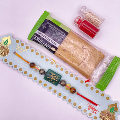 Money Magnet Zibu Rakhi | Roli Chawal & Sweet | Pack of 1