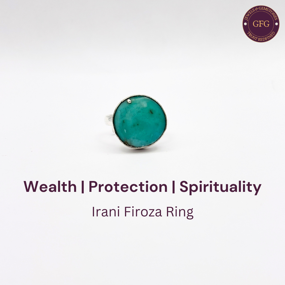 Irani Firoza German Silver Ring