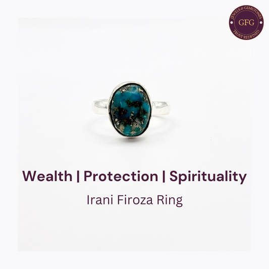 Irani Firoza German Silver Ring