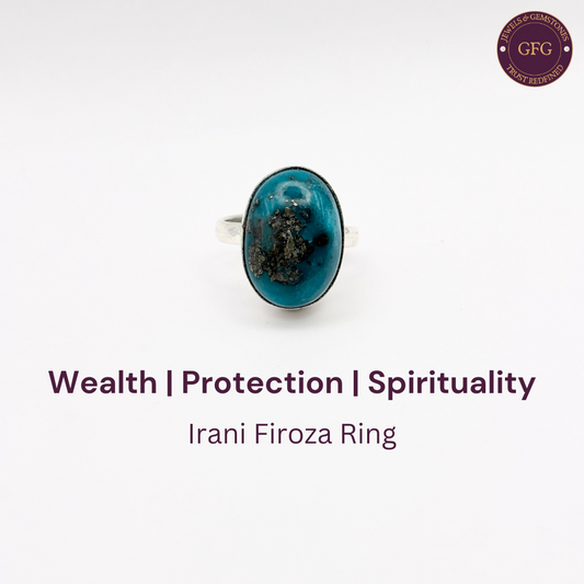 Irani Firoza German Silver Ring