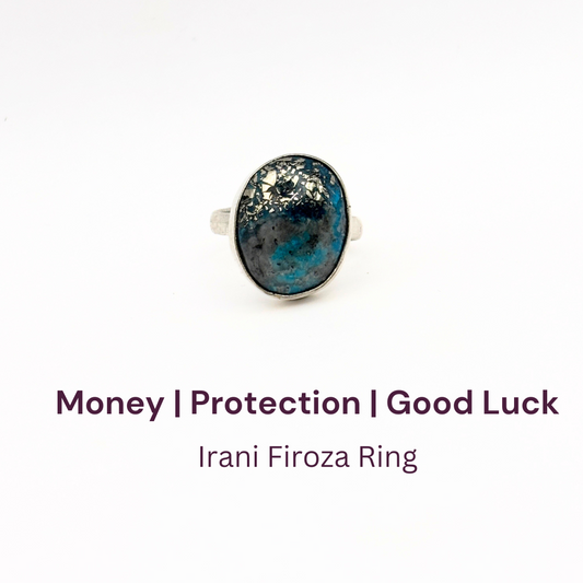 Irani Firoza German Silver Ring