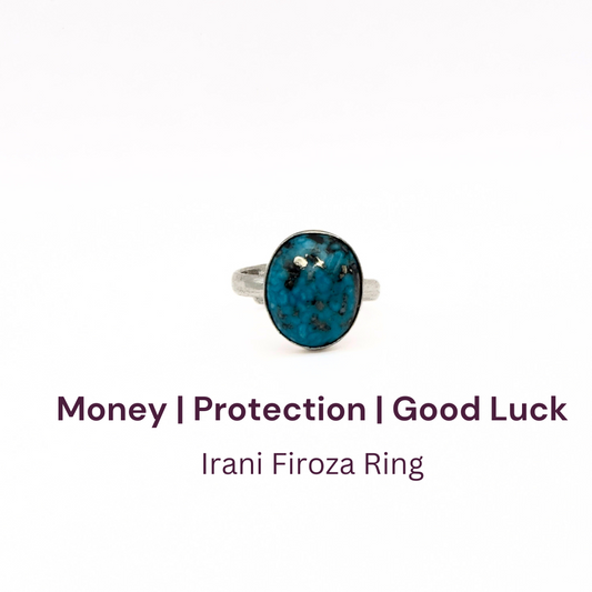 Irani Firoza German Silver Ring