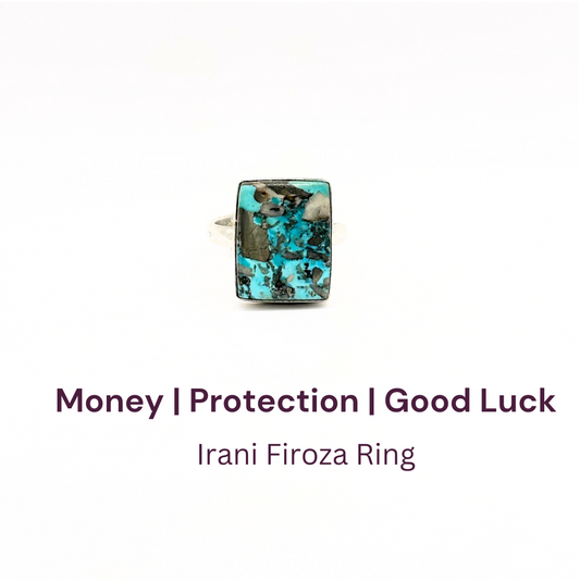 Irani Firoza German Silver Ring