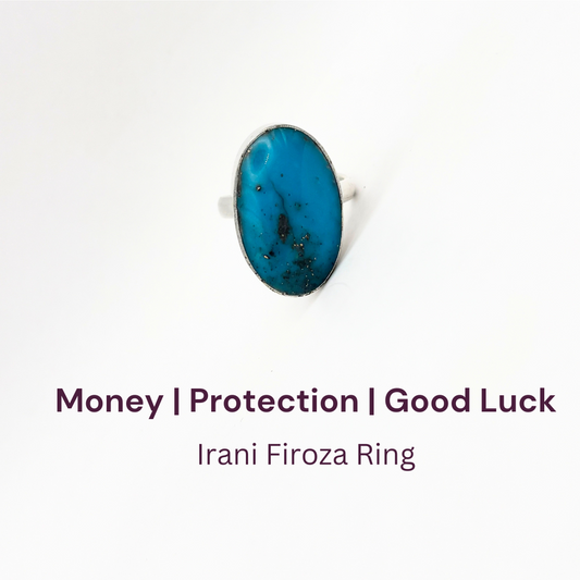 Irani Firoza German Silver Ring