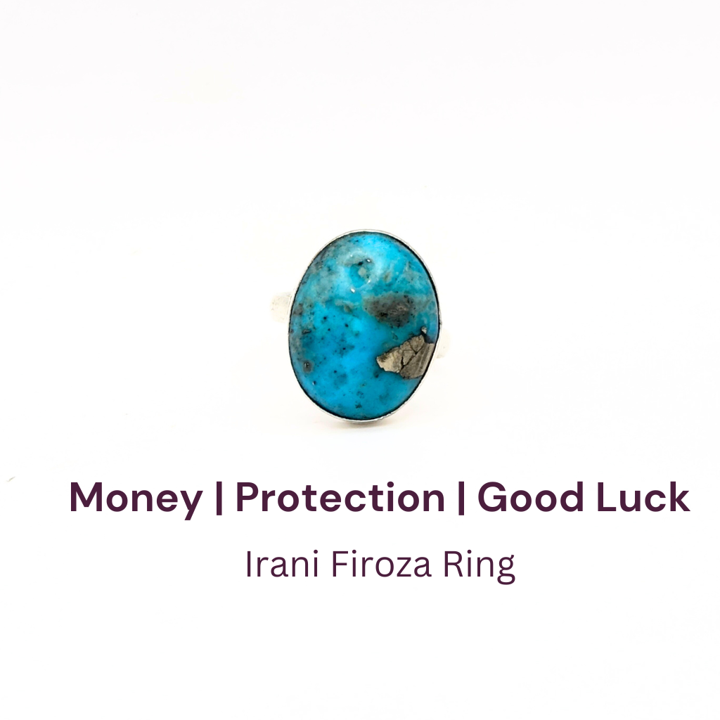 Irani Firoza German Silver Ring