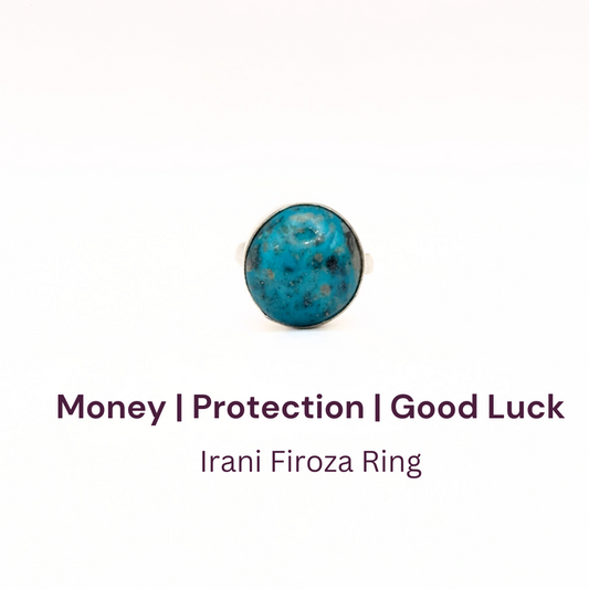 Irani Firoza German Silver Ring