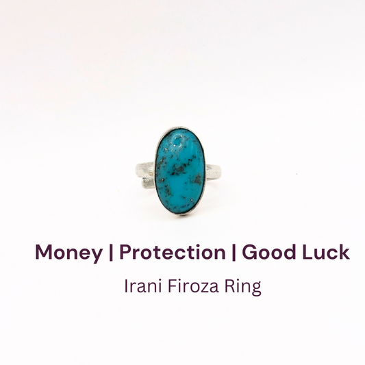Irani Firoza German Silver Ring