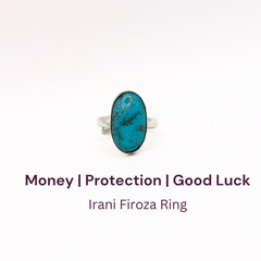 Irani Firoza German Silver Ring