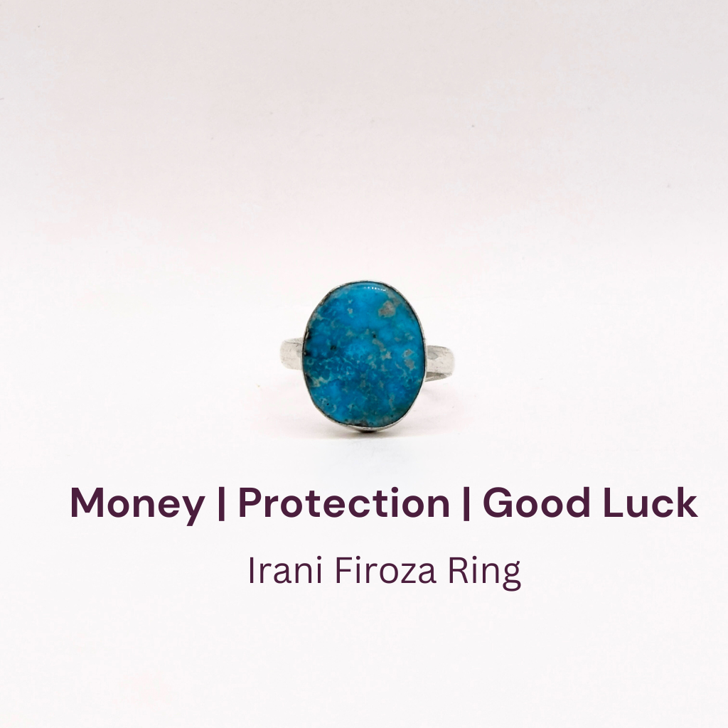 Irani Firoza German Silver Ring