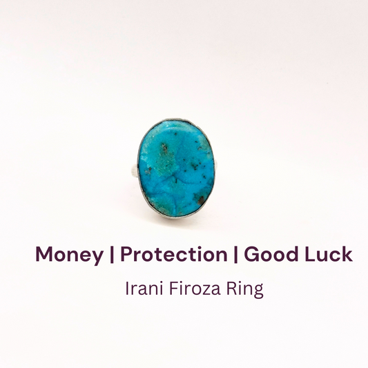 Irani Firoza German Silver Ring