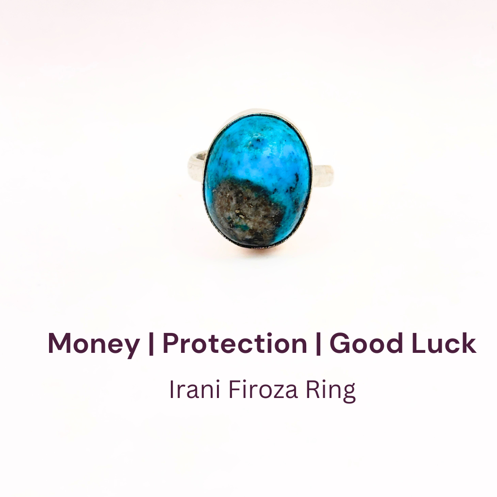 Irani Firoza German Silver Ring