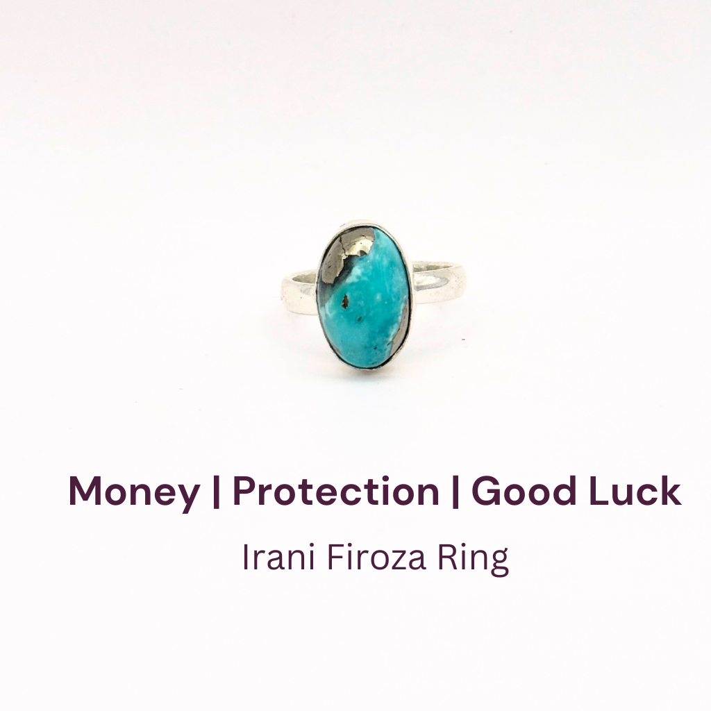Irani Firoza German Silver Ring