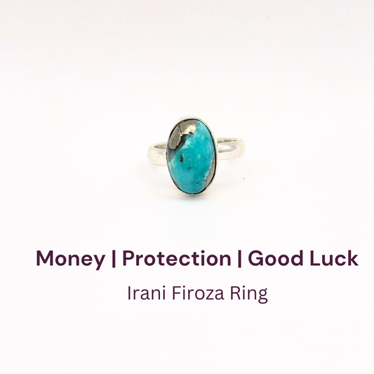 Irani Firoza German Silver Ring