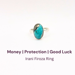 Irani Firoza German Silver Ring