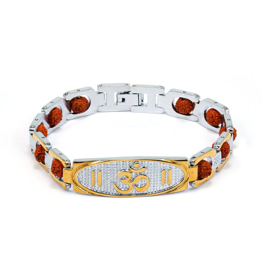 Rudraksh Om Bracelet
