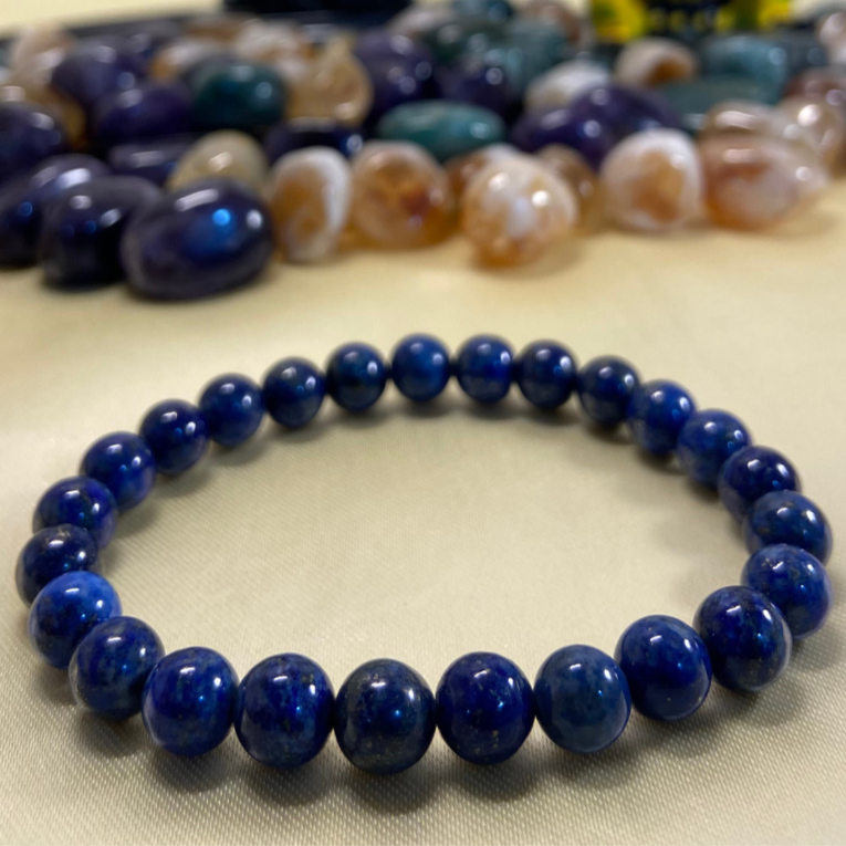 Procrastination & Wisdom Bracelet - Lapis Lazuli - 8mm