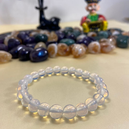 Luxury & Love Attraction Bracelet - Opalite Bracelet -  8mm