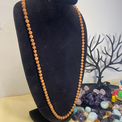 Panchmukhi Rudraksh Mala - Protection, Confidence & Calmness -  Original from Nepal Mountains