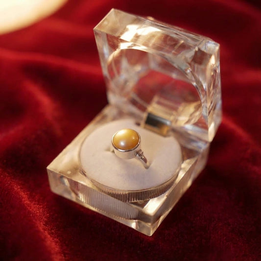 Natural South Sea Pearl 925 Sterling Silver Ring