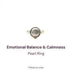 Pearl Pure Silver Ring (Freshwater) - Certified