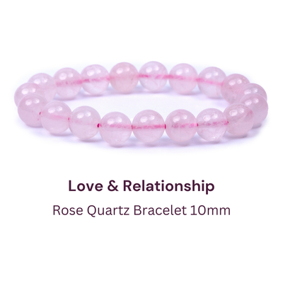 Rose Quartz Bracelet for Love - 10MM