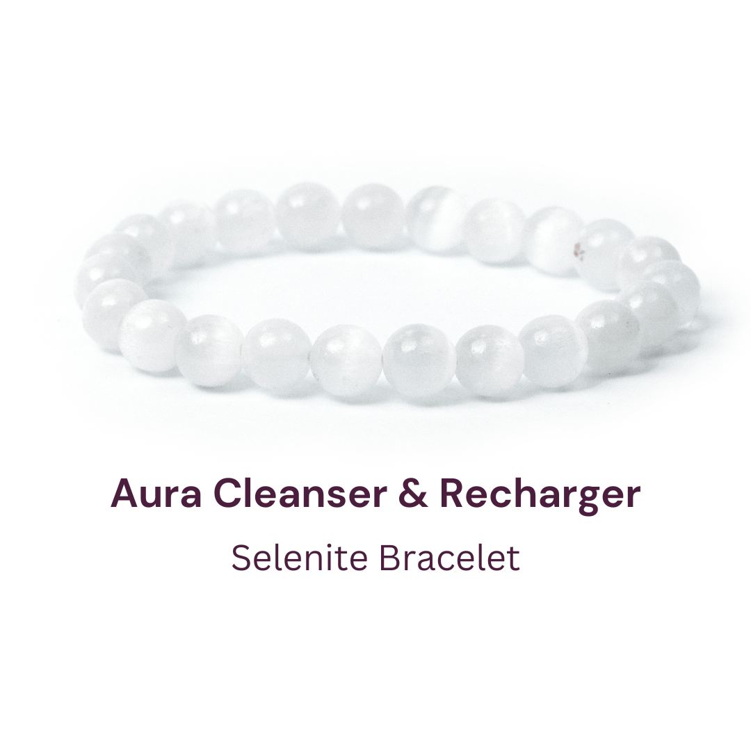 Selenite Bracelet - Aura Cleanser & Recharger