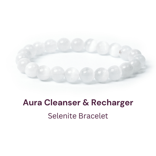 Selenite Bracelet - Aura Cleanser & Recharger