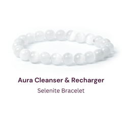 Selenite Bracelet - Aura Cleanser & Recharger
