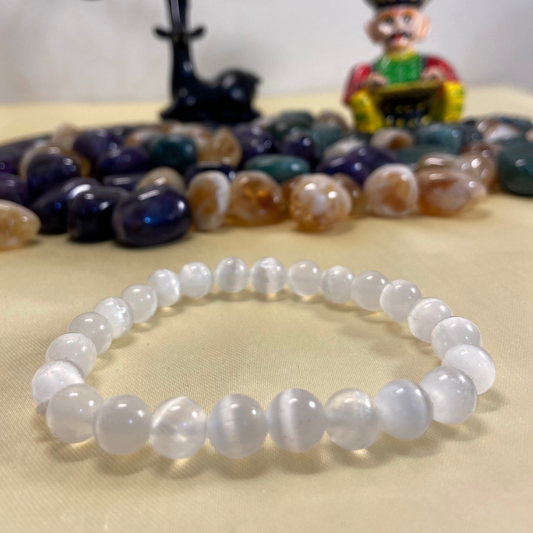 Aura Cleanser Bracelet - Selenite - 8mm