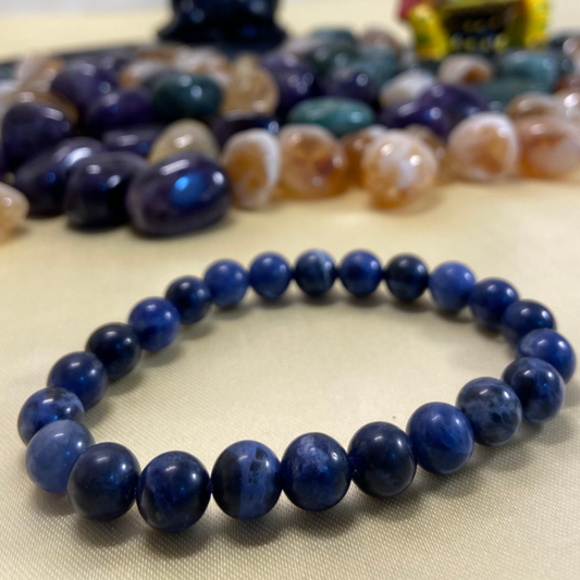 Self Esteem & Mental Clarity Bracelet - Sodalite - 8mm