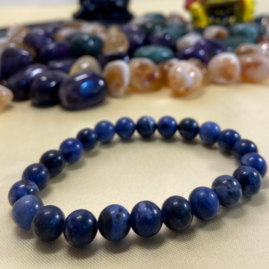 Self Esteem & Mental Clarity Bracelet - Sodalite Bracelet - 8mm